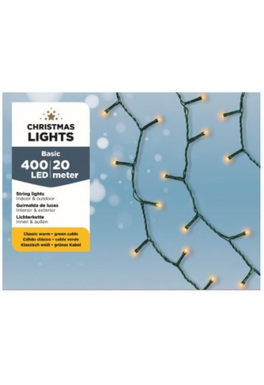 LUCES 400 LED BASIC OUTDOOR 20 MTS. RF. 493032