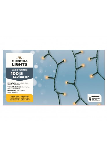 LUCES 200 LED 10M LUZ MULTICOLOR EXTERIOR