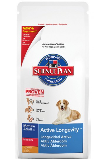 Hill's Canine Mature Adult Razas Medianas con Pollo Hill's Canine Mature Adult Razas Medianas con Pollo