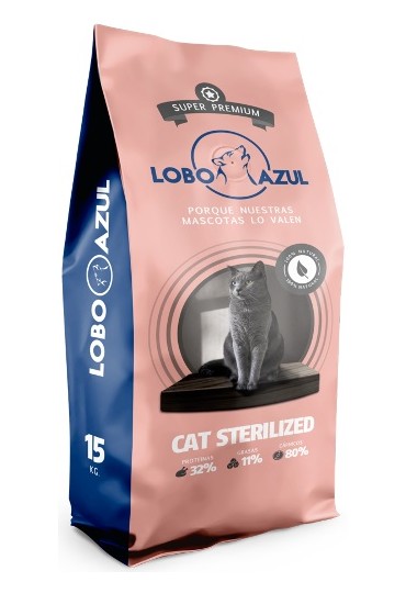 Lobo Azul Cat Sterilized 15Kg