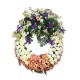 Corona Funeral De Flores Naturales Con Cabecera