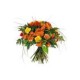 Ramo de flores mediano colores naranjas