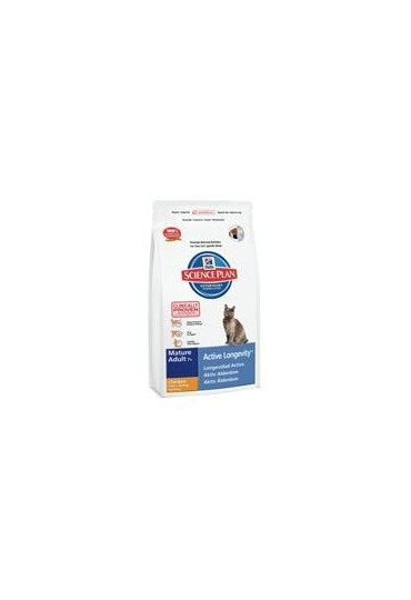 Hill's Feline Mature Adult 7+ Pollo Active Longevity Hill's Feline Mature Adult 7+ Pollo Active Longevity