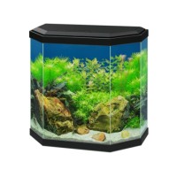 Acuario Aqua 30 Led Negro