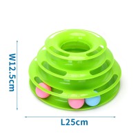 Base De Juego De Plastico De Tres Capas C/ Pelotas