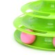 Base De Juego De Plastico De Tres Capas C/ Pelotas