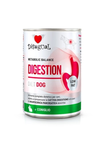 Disugual Diet Dog Digestion Low Fat Conejo 400Gr