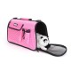 Bolsa De Mascota Con Rayas M Rosa