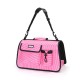 Bolsa De Mascota Con Rayas M Rosa
