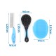 Kit De Cepillos Para Mascotas Azul