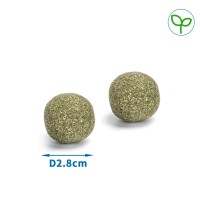Bola De Menta Para Gatos D2.8Cm 2Uds