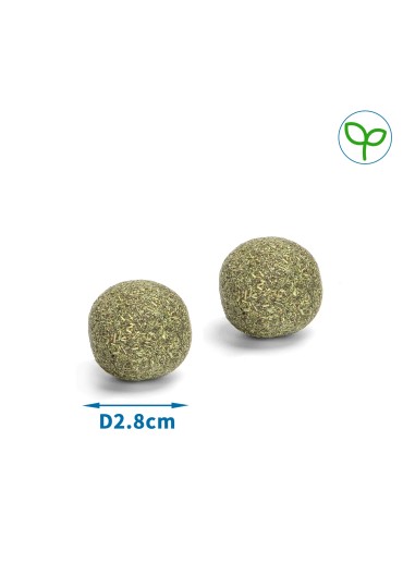 Bola De Menta Para Gatos D2.8Cm 2Uds