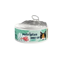 Nutriplus Gatos Comida Humeda Adulto Conejo 85Gr