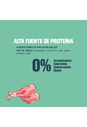 Nutriplus Gatos Comida Humeda Adulto Conejo 85Gr