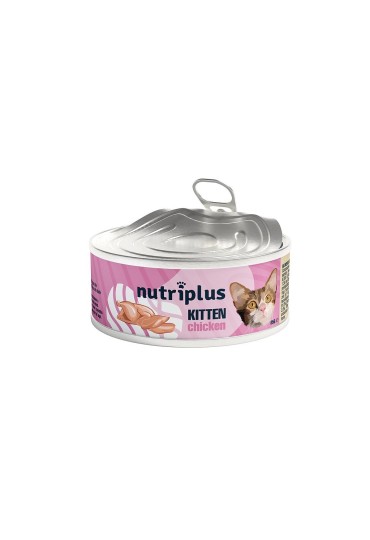 Nutriplus Gatos Comida Humeda Kitten Pollo 85Gr