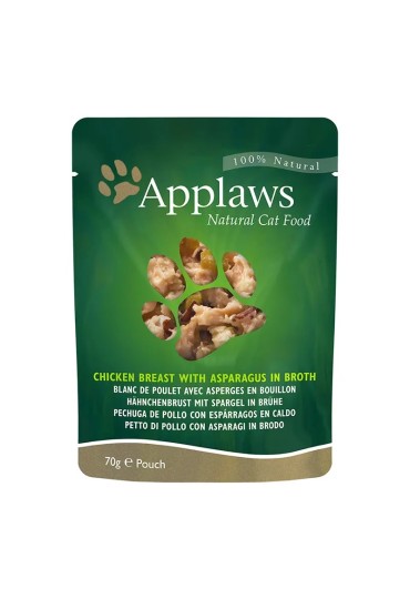 Applaws Cat Sobre Pollo Con Esparragos 70Gr