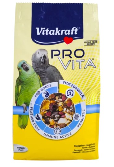 Menú Provita Probiótico Loros 750 Grs.