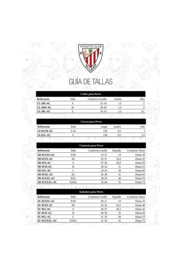 CAMISETA PARA PERRO ATHLETIC CLUB