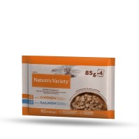 Natures Variety Original Salmón-Pollo Salsa 4Ud
