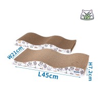 Rascador Para Gatos Marron 45X21x7.2Cm