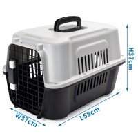 Transportin Avion Gris/Blanco 58X37x37