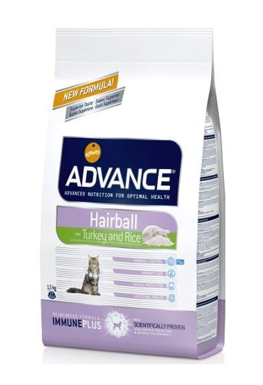 Advance Hairball Pavo y Arroz Advance Hairball Pavo y Arroz