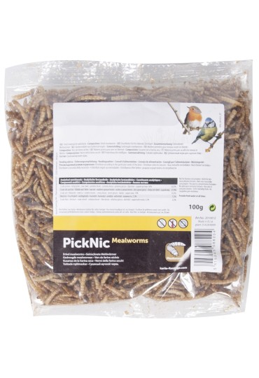 Picnick Gusanos De La Harina 100Gr