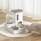 Dispensacor De Comida Para Mascotas 2  En 1 Gris