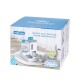 Dispensacor De Comida Para Mascotas 2  En 1 Gris