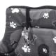 BOLSO ESTAMPADO PARA MASCOTAS NEGRO
