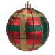 Bola Navidad 8Cm Roja/Verde