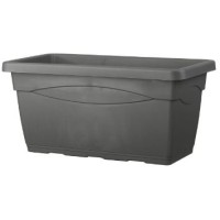 JARDINERA XL DAY PLASTICO RECICLADO ANTRACITA