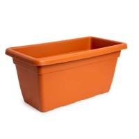 JARDINERA PLASTICO DOMUS TERRACOTA