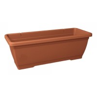 JARDINERA PLASTICO PRIMAVERA TERRACOTA