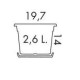 Kit Cilindro Premium Balcon 20 Cm Blanco