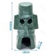 Deco Acuario Casa Moai 8X7x14cm