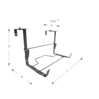 Soporte Jardinera Adaptable Pq Antracita