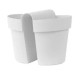 Be-Up Maceta Con Reserva 25Cm Blanco