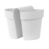 Be-Up Maceta Con Reserva 25Cm Blanco