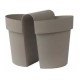 Be-Up Maceta Con Reserva 25Cm Tortola
