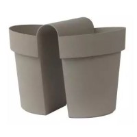 Be-Up Maceta Con Reserva 25Cm Tortola