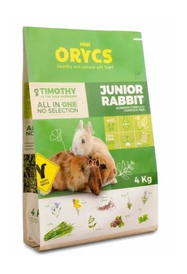 Mini Orycs Junior Rabbit Saco 4Kg