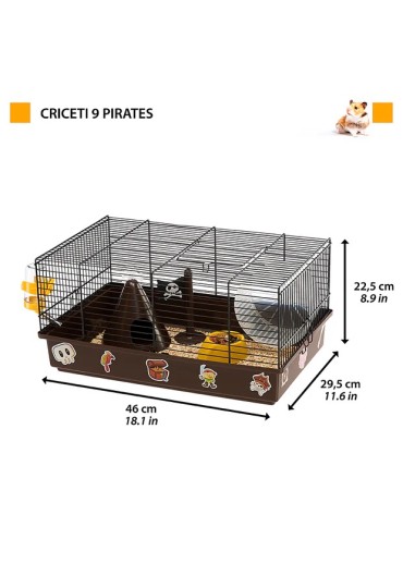 Jaula Criceti 9 Pirates Negra