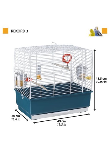 Jaula Rekord 3  Blanca