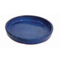 PLATO REDONDO AZUL