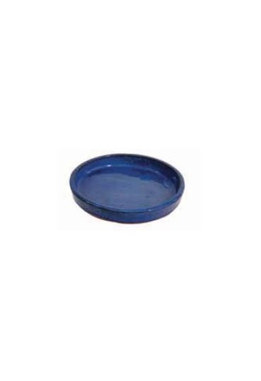 PLATO REDONDO AZUL