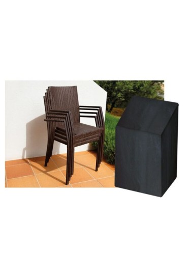 Funda Sillas Apilables 68X68x107cm Negro