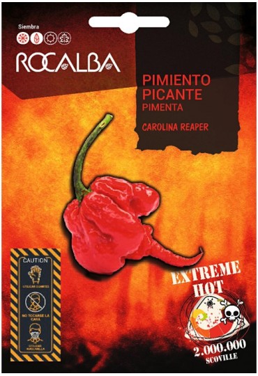 Rocalba Semilla Pimiento Picante Carolina Reaper