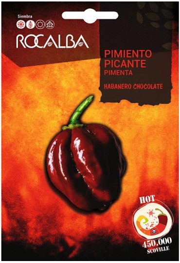 Rocalba Semilla Pimiento Picante Habanero Chocolat