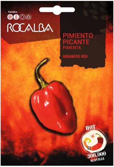 Rocalba Semilla Pimiento Picante Habanero Red